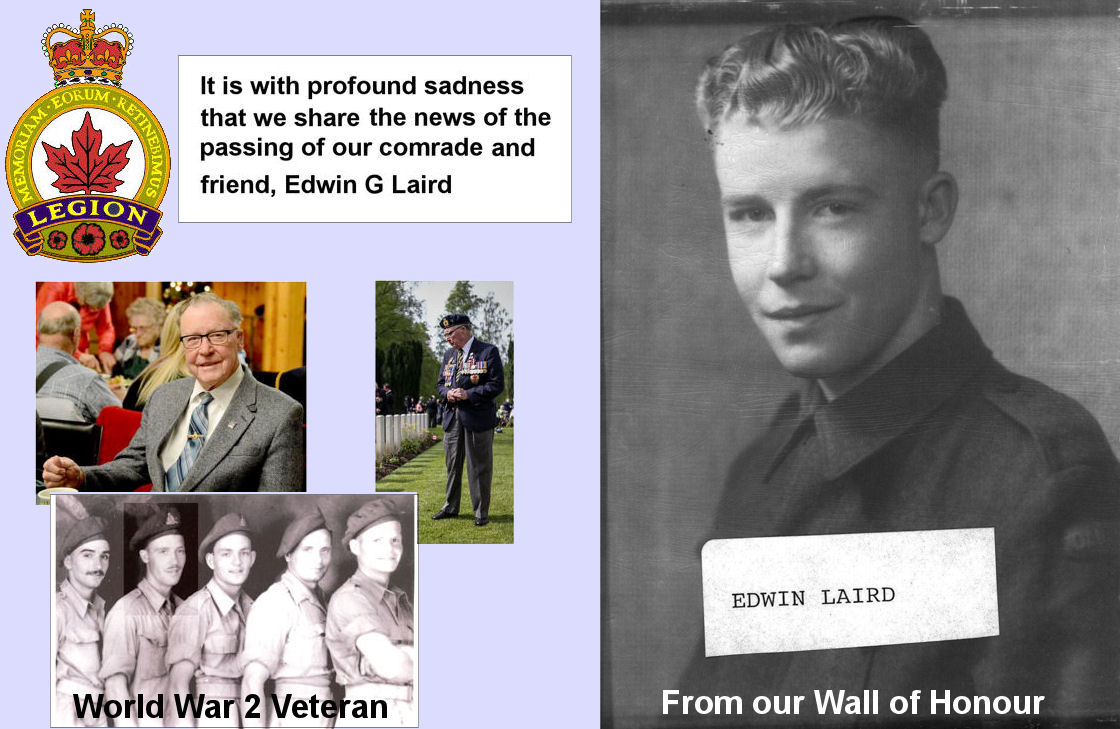 Edwin G Laird passes at 101 years